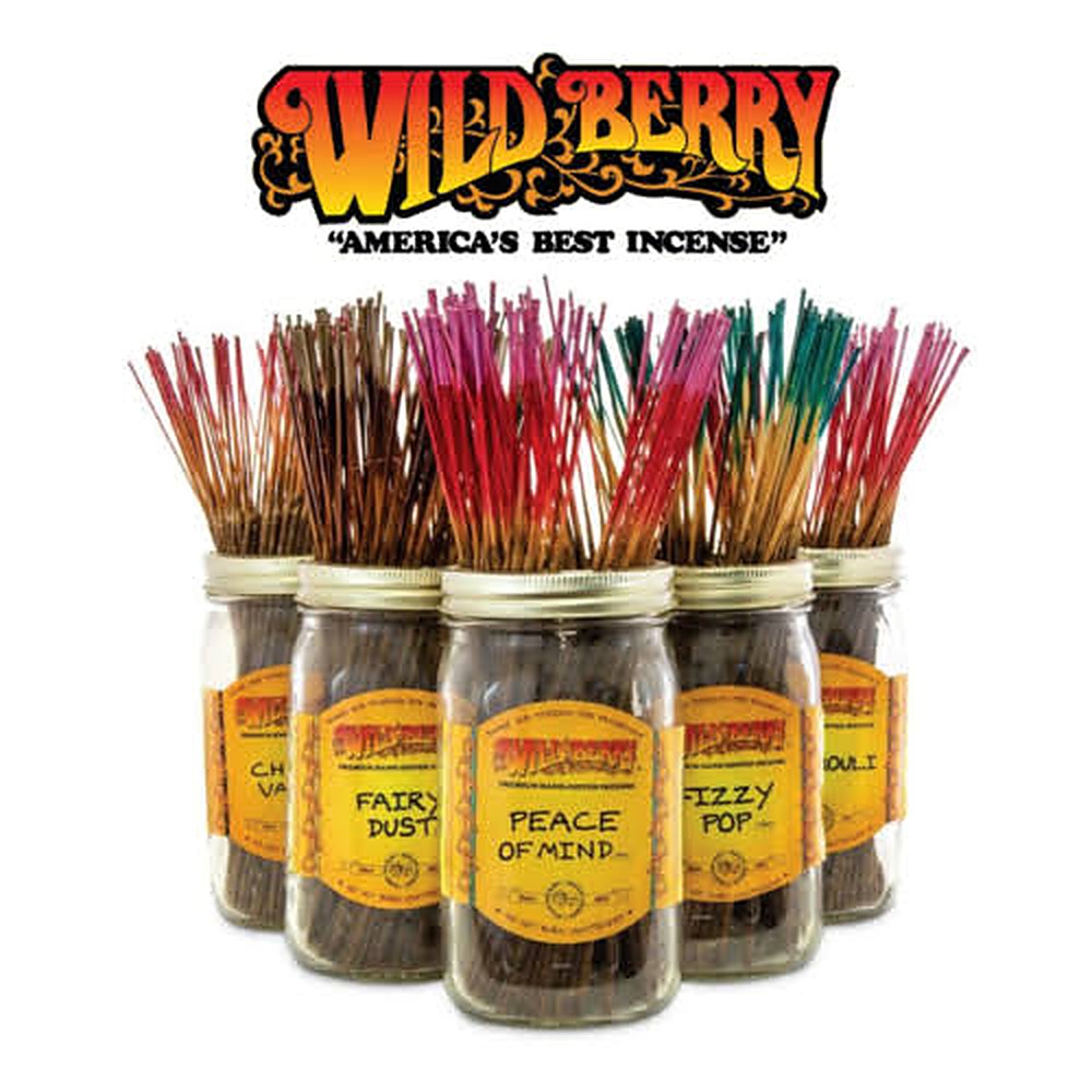 Línea Wild Berry — frascos de incienso